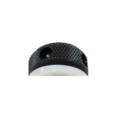 Black Knurled Nut